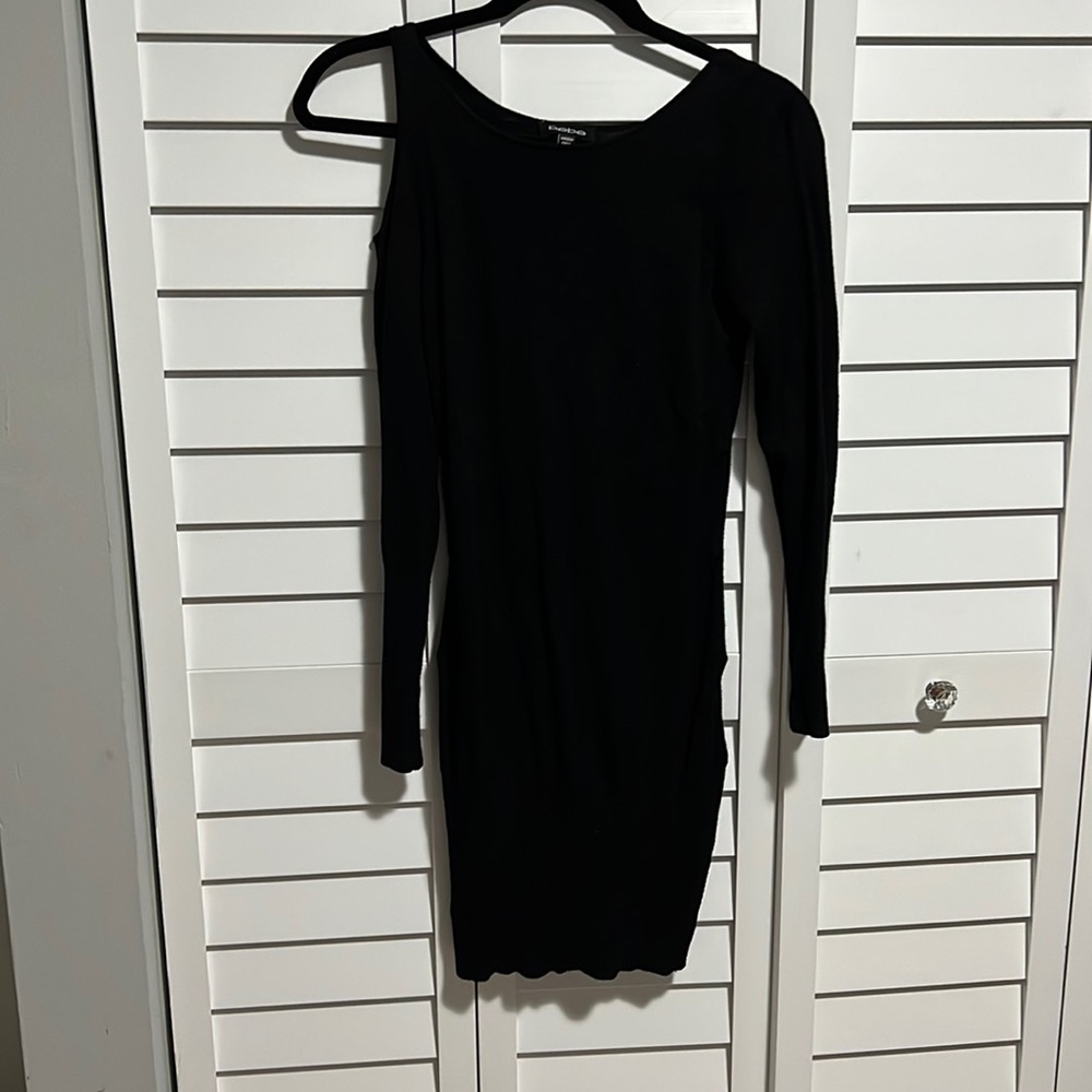 Bebe Black Sweater Dress